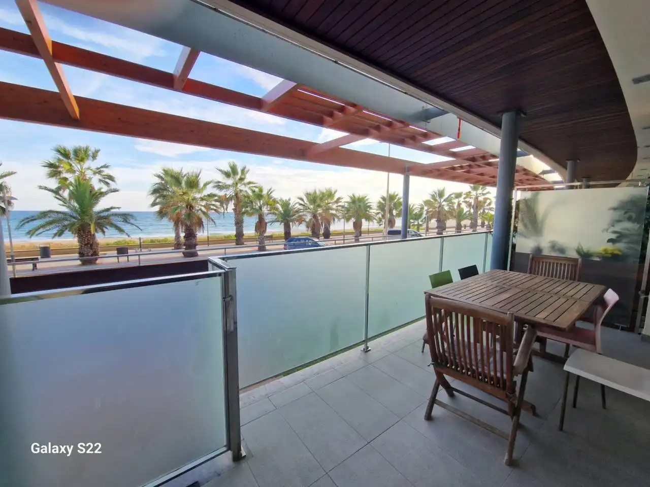 Terraza de Piso de alquiler en Cubelles con Aire acondicionado, Calefacción y Terraza