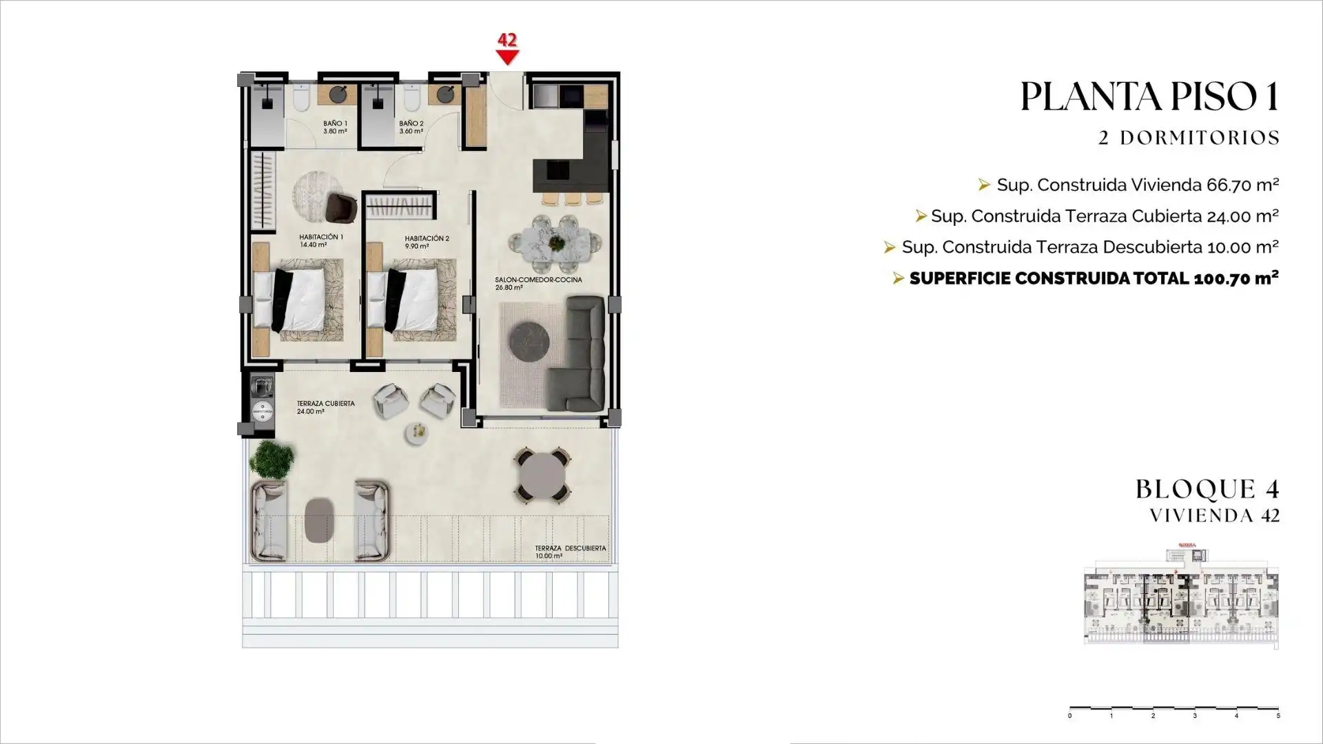 Apartamento en venta en Finestrat con Aire acondicionado, Terraza y Trastero