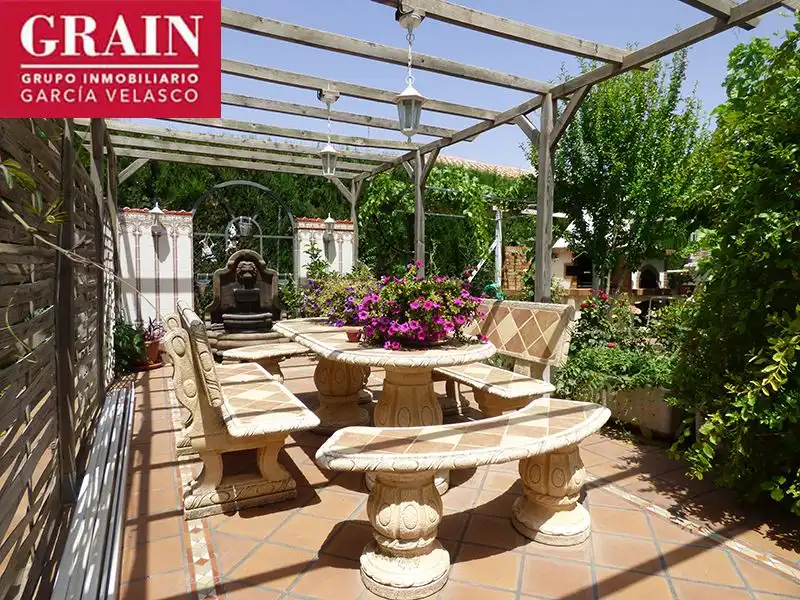 Terraza de Casa o chalet en venta en Albacete con Aire acondicionado, Calefacción y Jardín privado