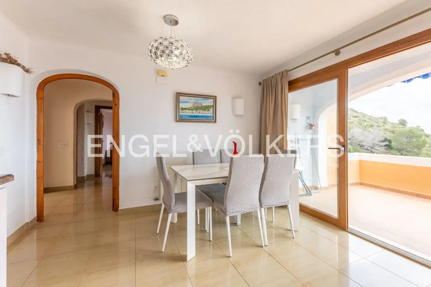 Dining room of Houses for sale in Jávea / Xàbia  with Air Conditioner, Heating and Private garden