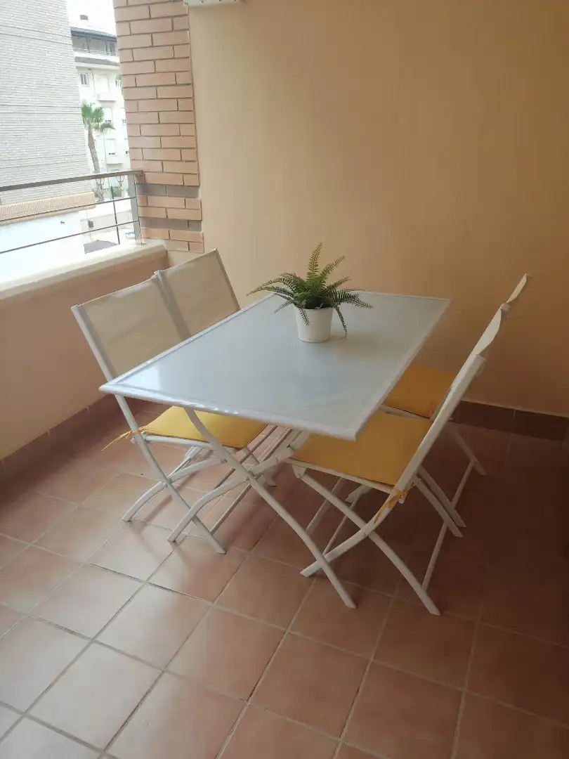 Terraza de Piso de alquiler en Roquetas de Mar con Aire acondicionado, Calefacción y Terraza