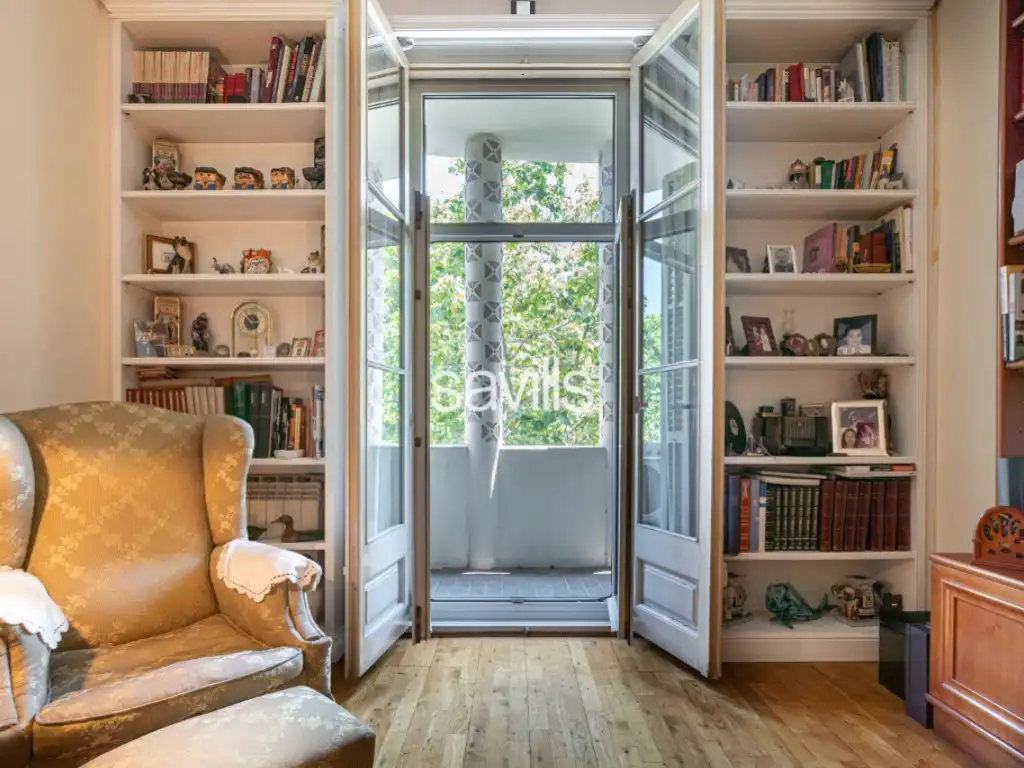 Sala d'estar de Apartament en venda en Barcelona amb Aire condicionat, Terrassa i Balcó