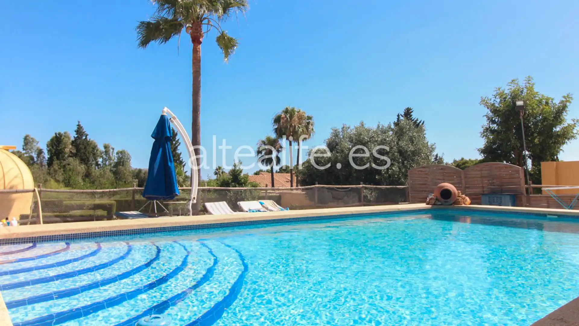 Piscina de Casa o chalet en venta en Altea con Aire acondicionado, Jardín privado y Terraza