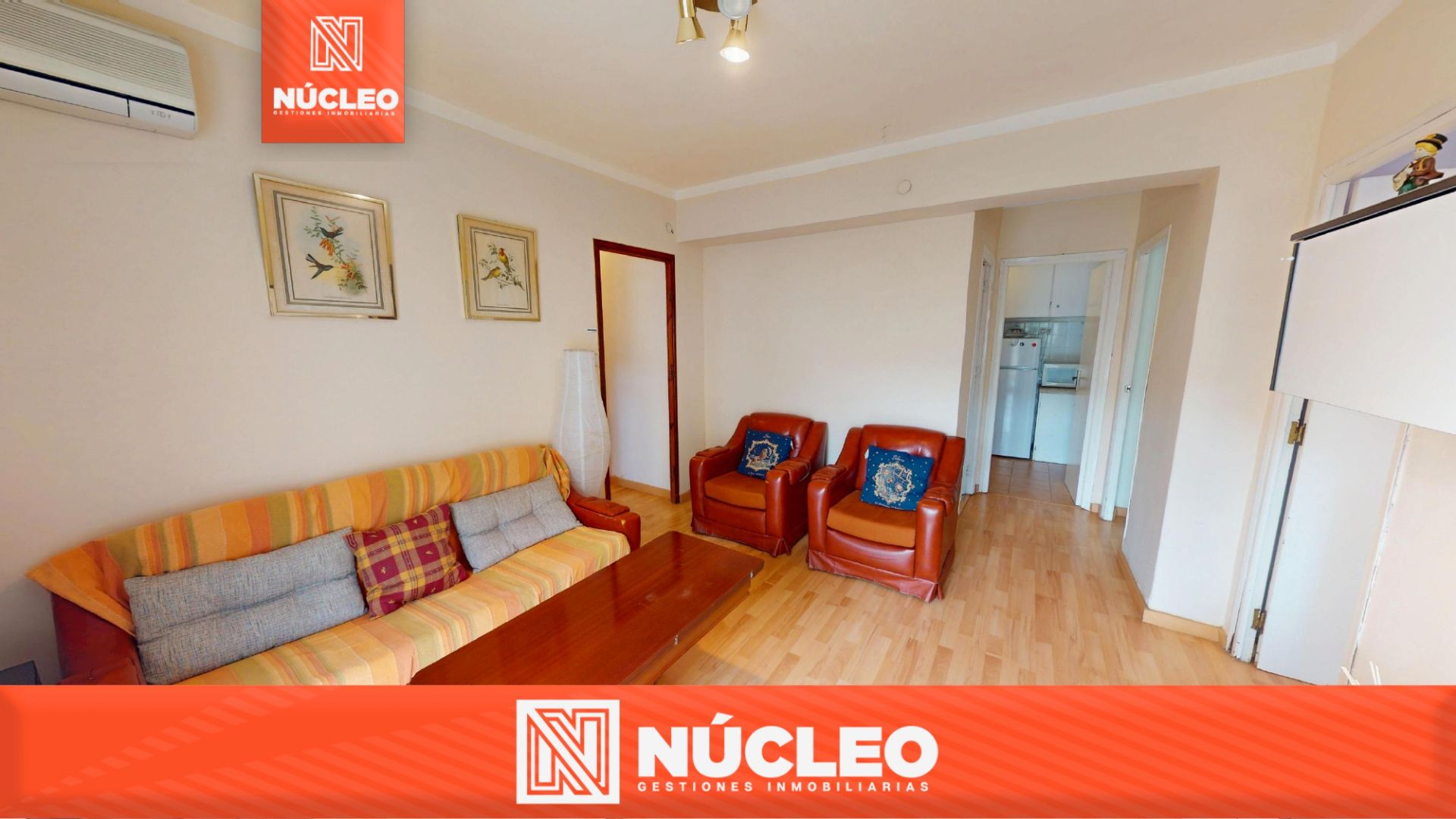 Living room of Flat for sale in Alicante / Alacant  with Air Conditioner, Parquet flooring and Washing machine