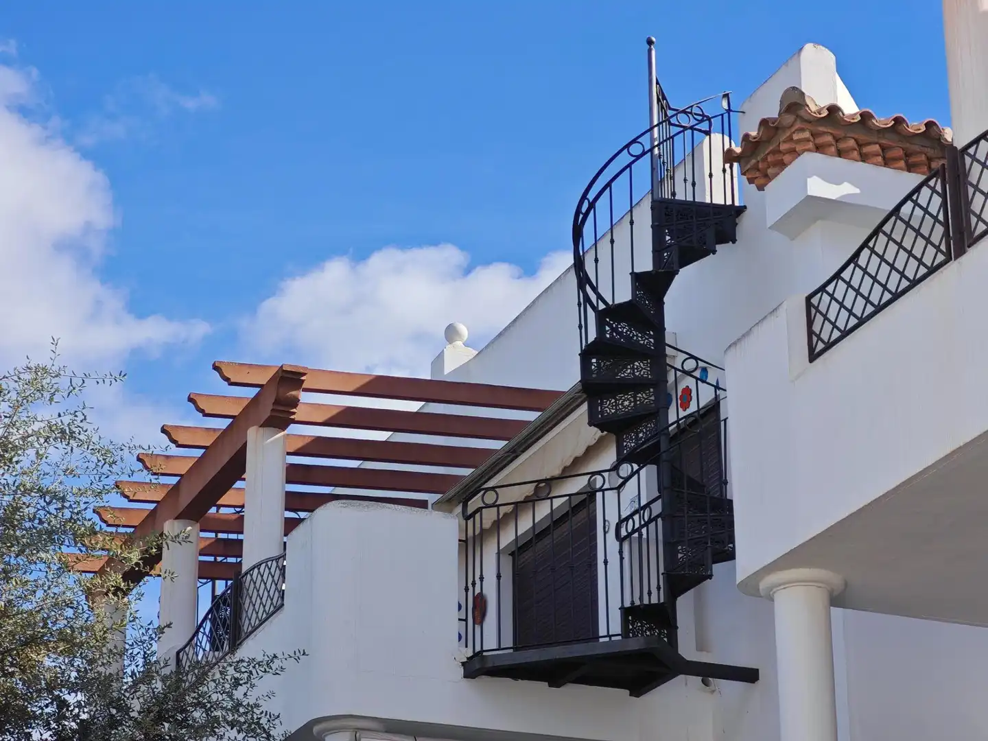 Terraza de Apartamento en venta en Chiclana de la Frontera con Jardín privado, Terraza y Amueblado