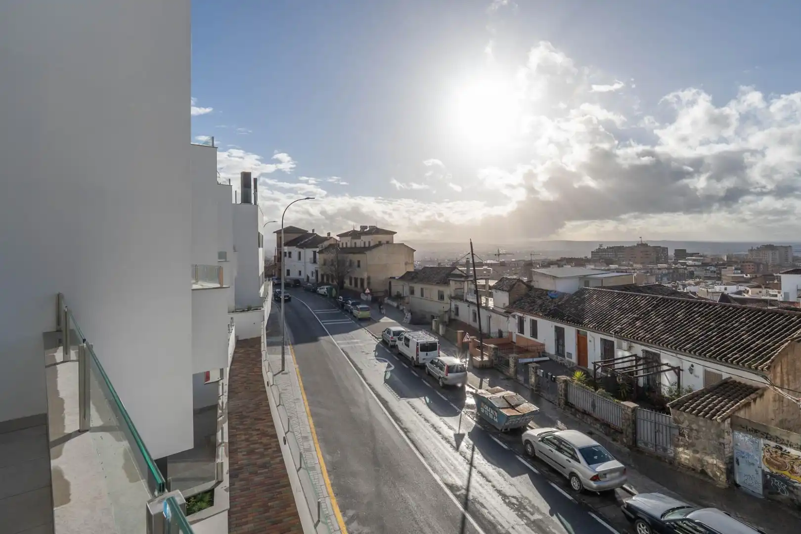 Vista exterior de Dúplex de alquiler en Granada con Aire acondicionado, Calefacción y Terraza