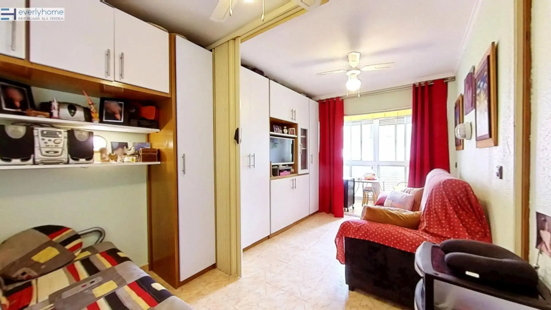 Sala de estar de Apartamento en venta en La Pobla de Farnals con Jardín privado y Piscina comunitaria