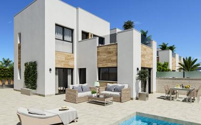 Terrassa de Casa o xalet en venda en Elche / Elx amb Jardí privat i Piscina
