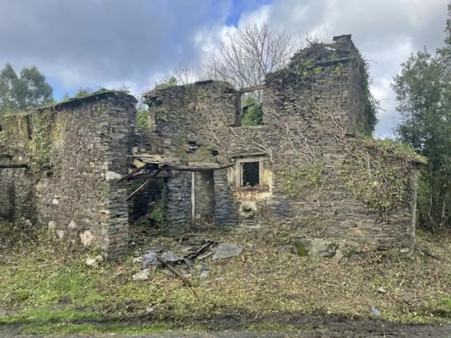 Vista exterior de Finca rústica en venta en Ortigueira con Jardín privado y Terraza