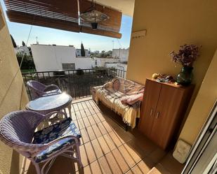 Balcony of Attic for sale in Alcanar  with Air Conditioner, Heating and Parquet flooring