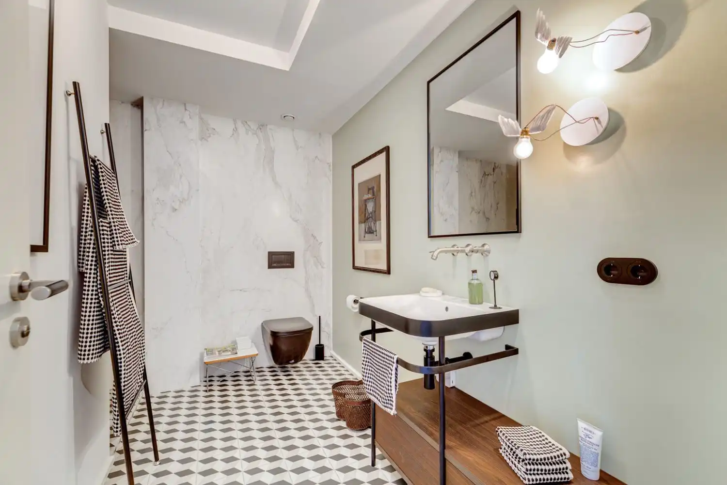 Bathroom of Flat for sale in  Palma de Mallorca  with Air Conditioner, Private garden and Parquet flooring