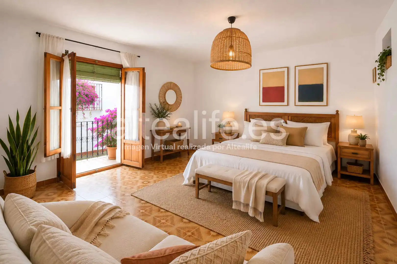 Habitación de Finca rústica en venta en Altea con Terraza, Trastero y Balcón