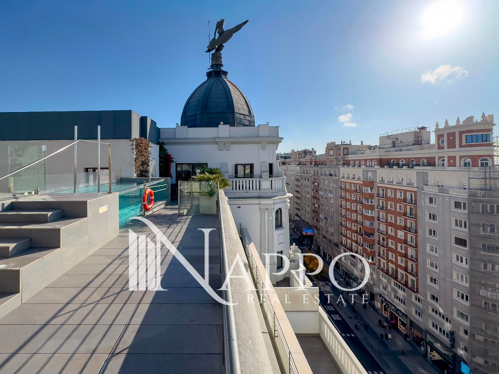 Exterior view of Flat for sale in  Madrid Capital  with Air Conditioner, Heating and Parquet flooring