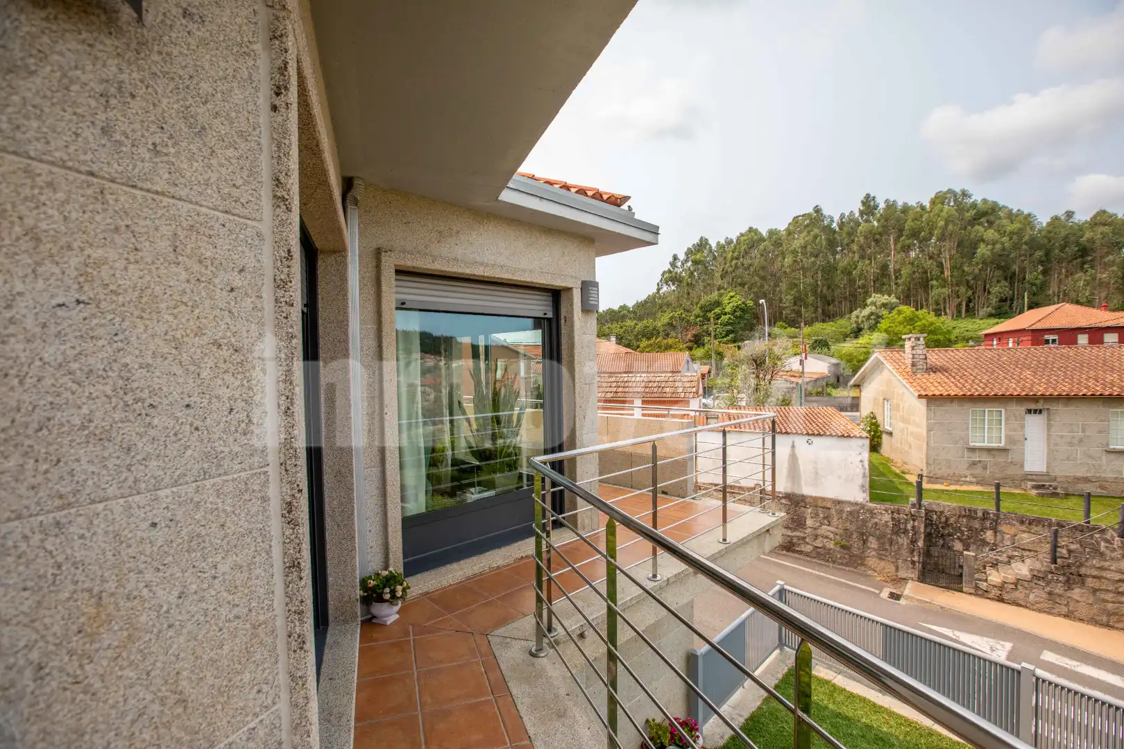 Terraza de Casa o chalet en venta en Sanxenxo con Calefacción, Jardín privado y Parquet