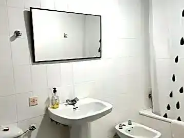 Baño de Piso de alquiler en Coria con Amueblado y Balcón