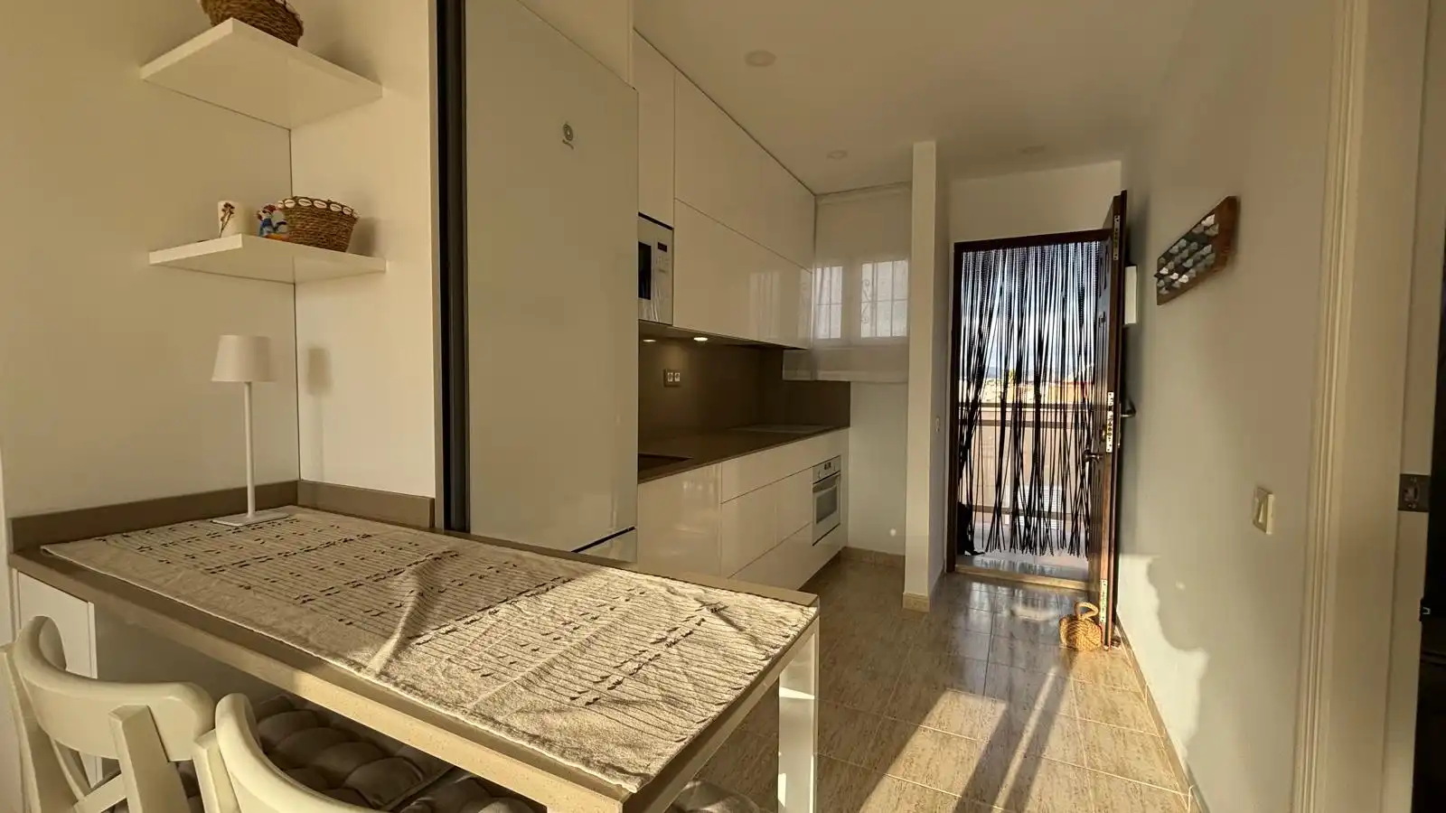 Küche von Wohnungen zum Verkauf in Cartagena mit Klimaanlage, Heizung und Terrasse