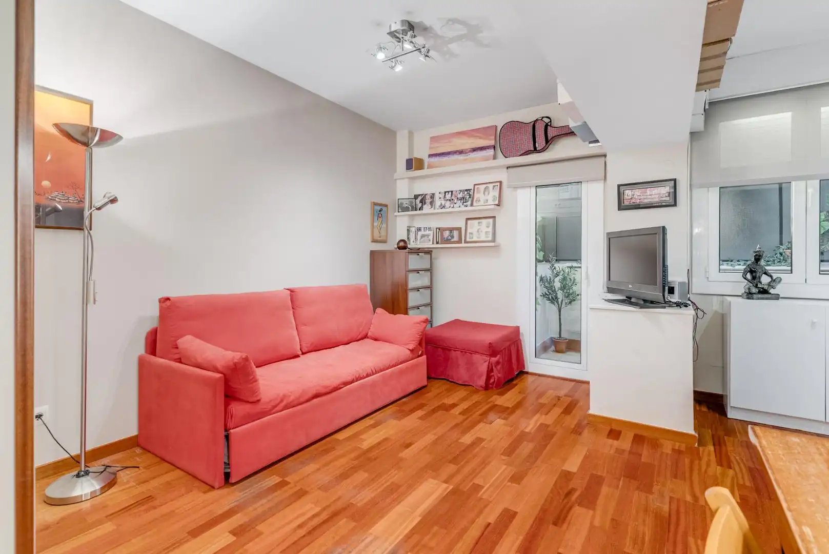 Sala de estar de Piso en venta en Barcelona con Aire acondicionado, Calefacción y Parquet