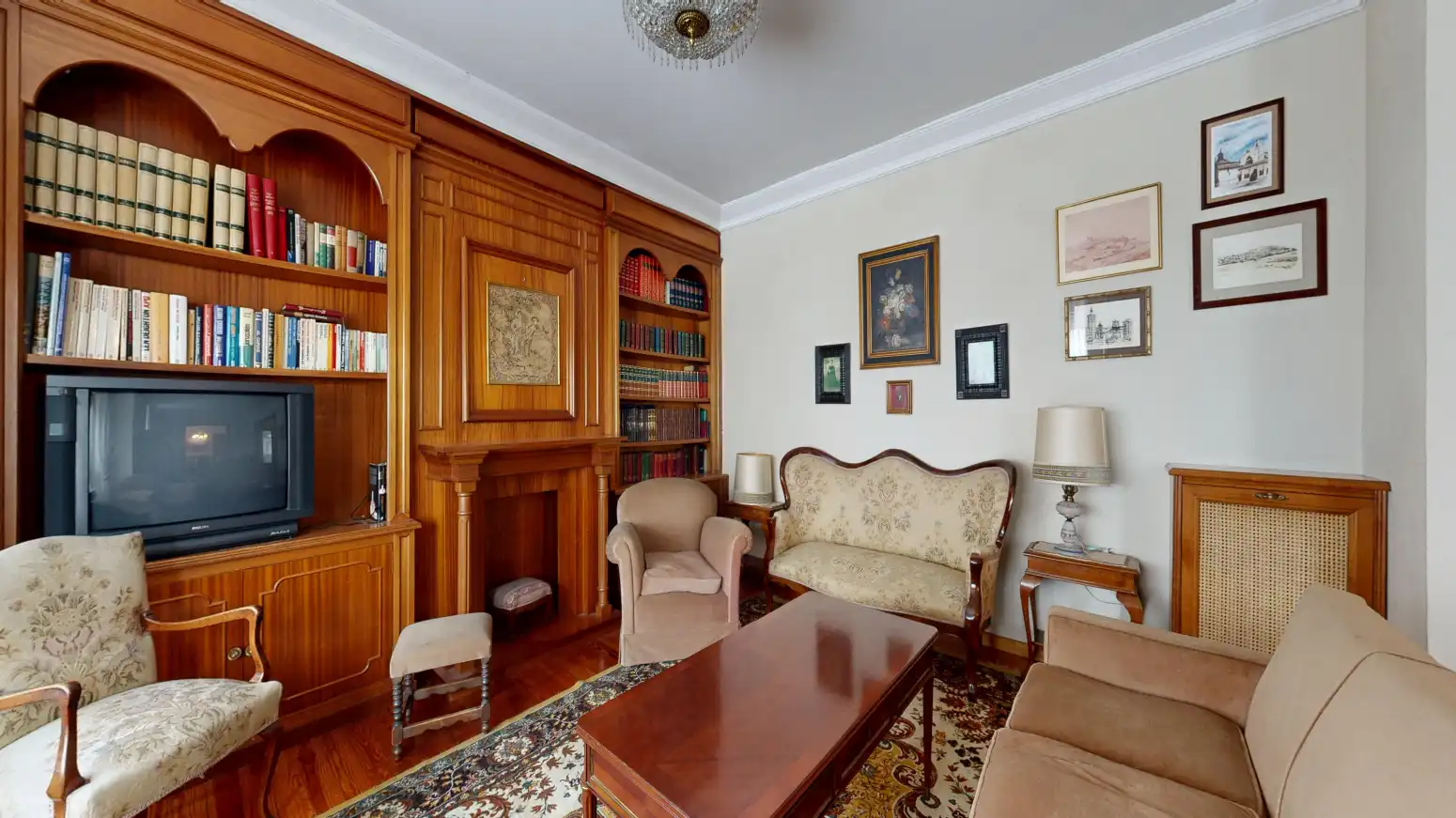 Living room of Houses for sale in Tafalla  with Heating, Private garden and Parquet flooring