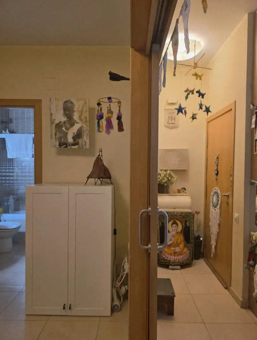 Schlafzimmer von Wohnung zum Verkauf in Badalona mit Klimaanlage, Heizung und Terrasse
