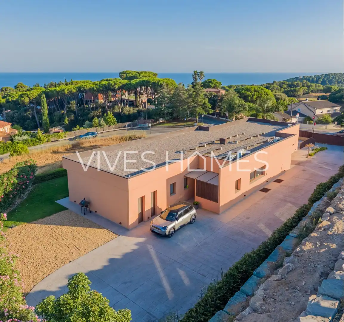 Vista exterior de Casa o chalet en venta en Sant Vicenç de Montalt con Aire acondicionado, Calefacción y Jardín privado