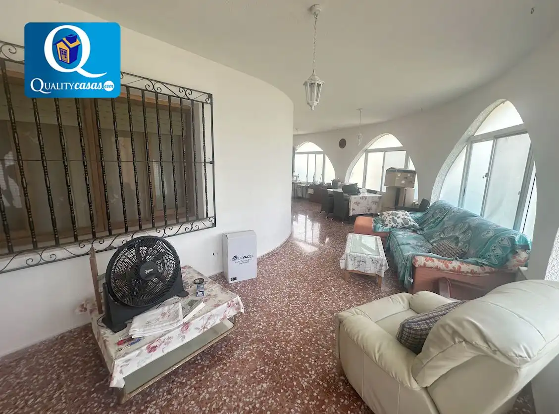 Sala de estar de Casa o chalet en venta en Mutxamel con Aire acondicionado, Calefacción y Terraza