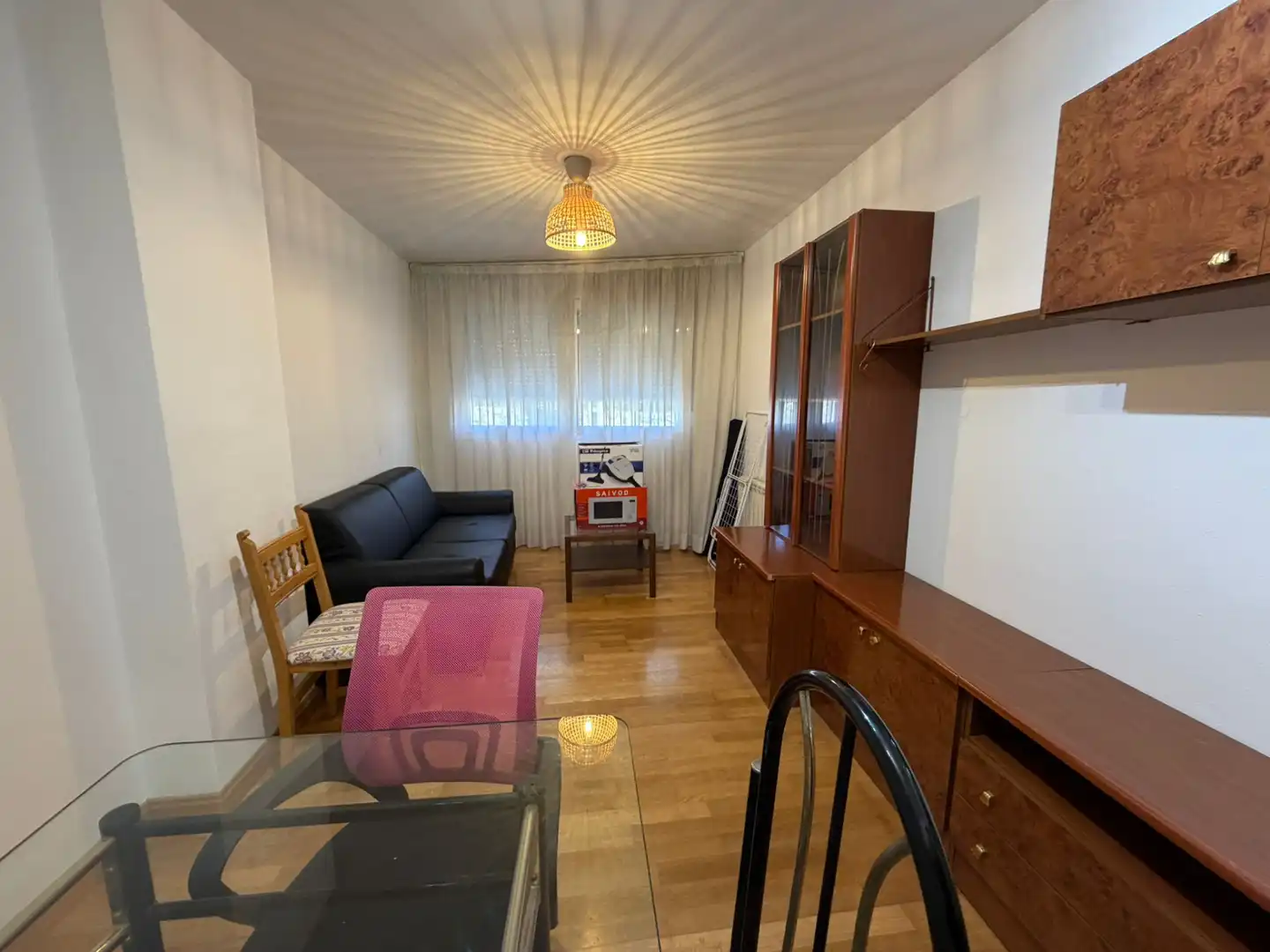 Sala de estar de Piso en venta en Morata de Tajuña con Calefacción, Parquet y Amueblado