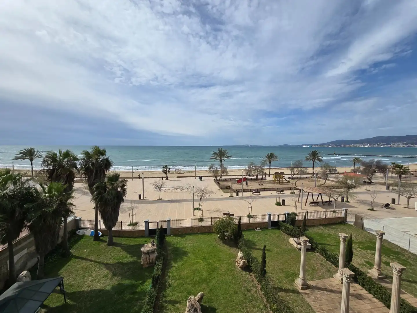 Vista exterior de Pis de lloguer en  Palma de Mallorca amb Calefacció, Parquet i Terrassa