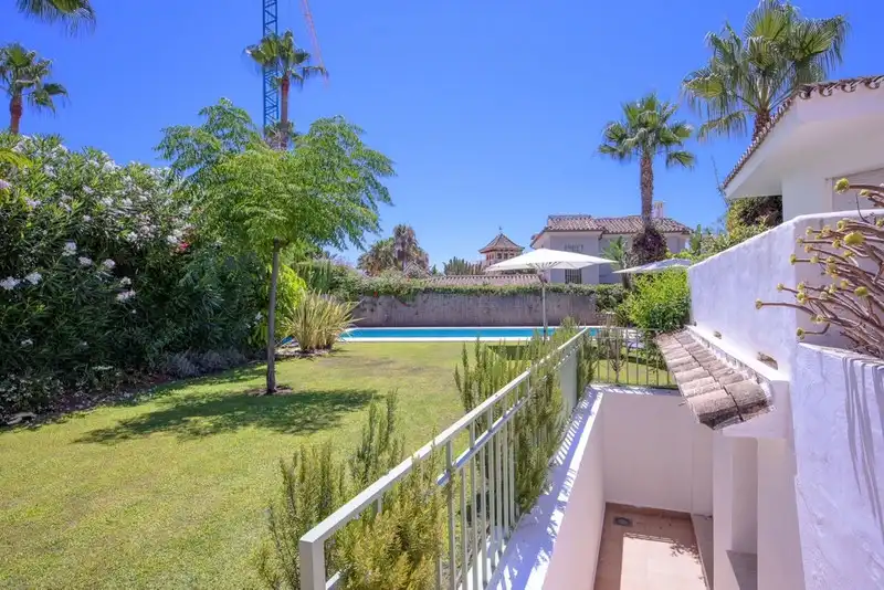 Jardí de Casa o xalet de lloguer en Marbella amb Aire condicionat, Jardí privat i Terrassa