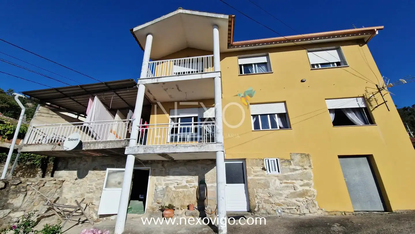 Vista exterior de Casa o chalet en venta en Moaña con Jardín privado, Terraza y Trastero