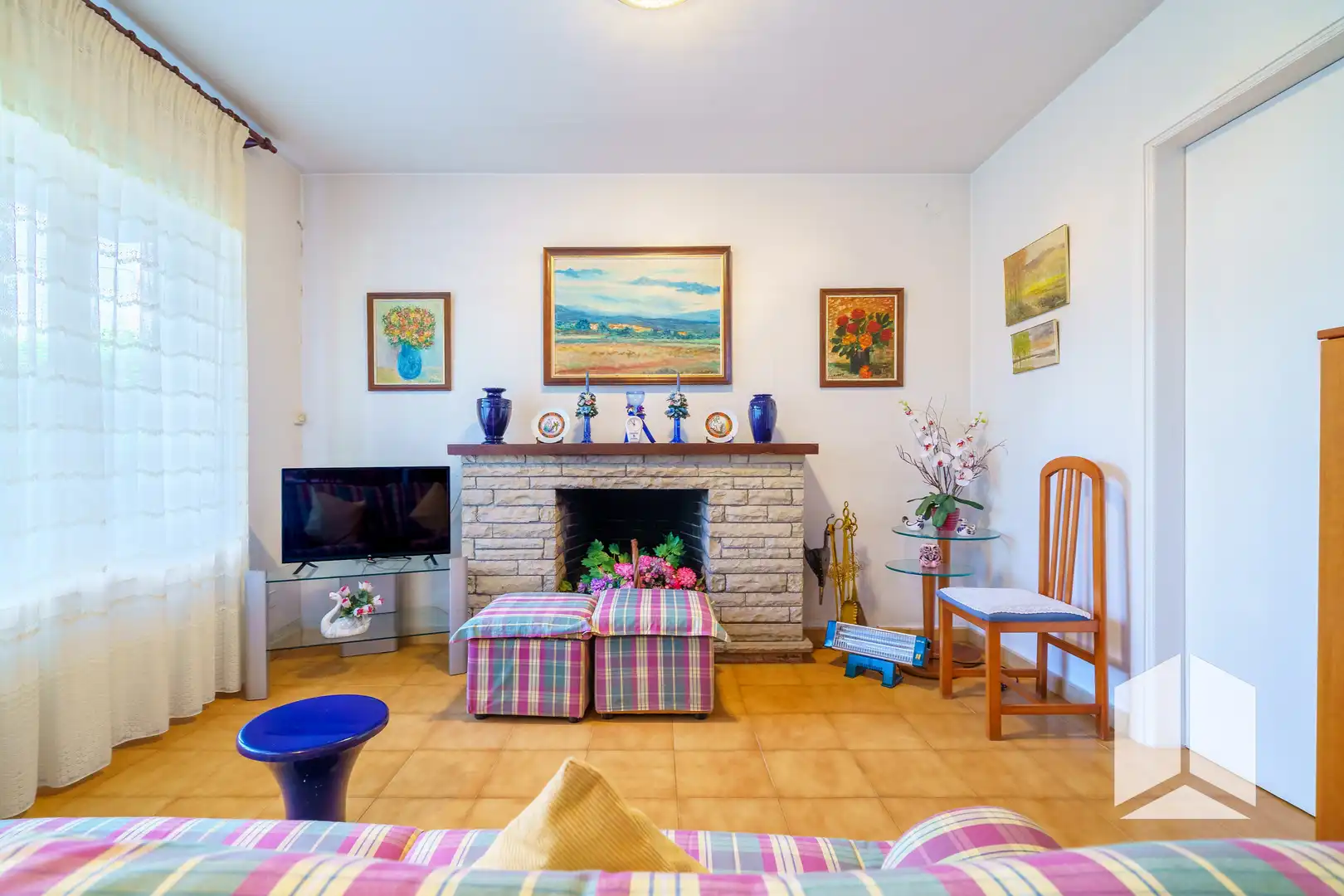 Sala d'estar de Casa o xalet en venda en Castelldefels amb Terrassa
