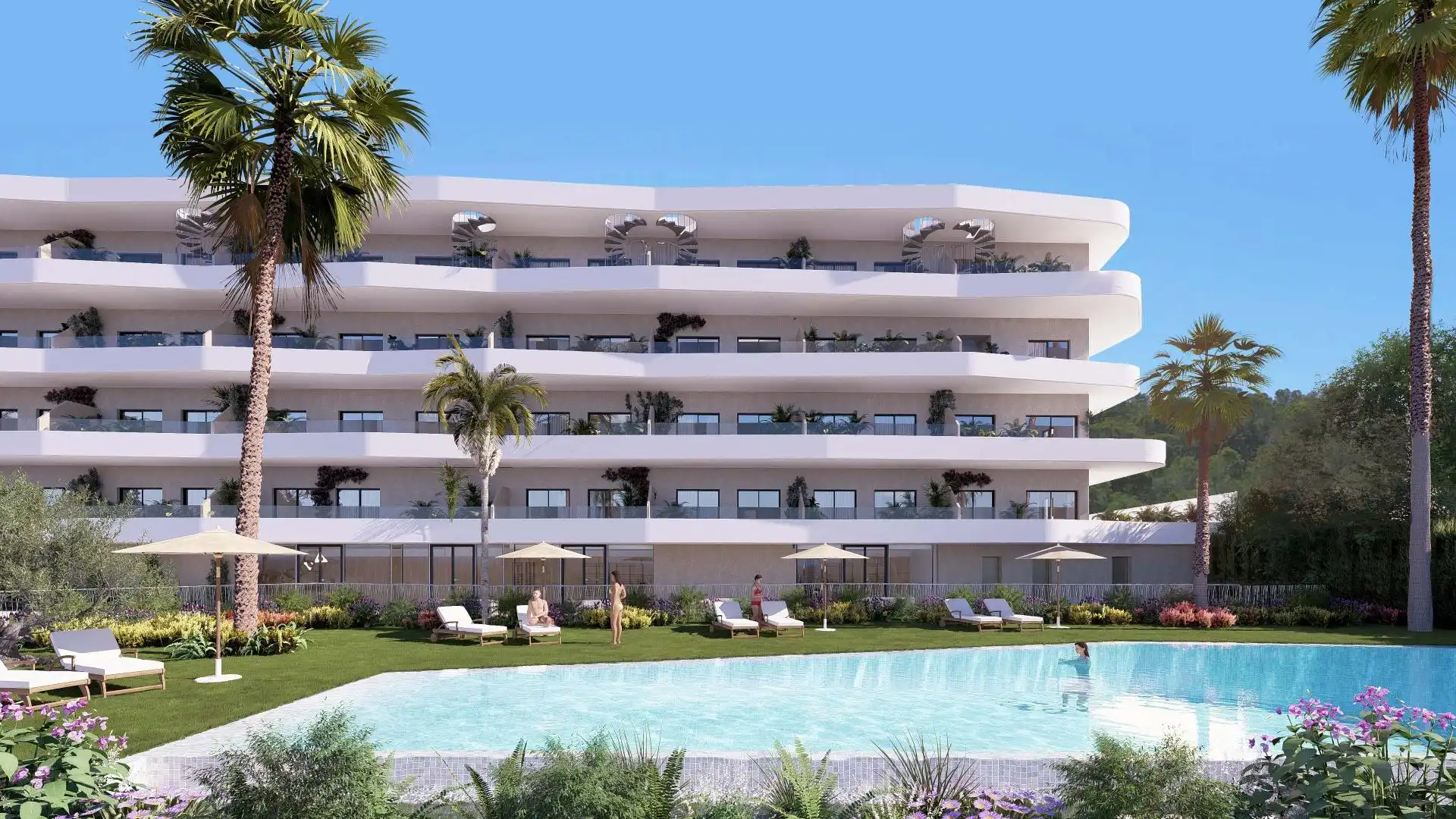 Vista exterior de Planta baixa en venda en La Nucia amb Aire condicionat, Terrassa i Traster