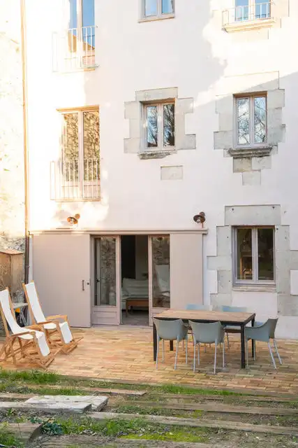Exterior view of Flat for rent in Girona  with Heating, Terrace and Furnished