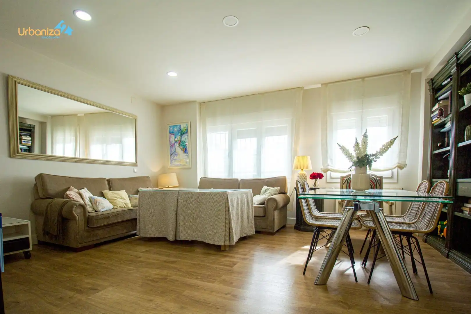Sala de estar de Piso en venta en Badajoz con Calefacción
