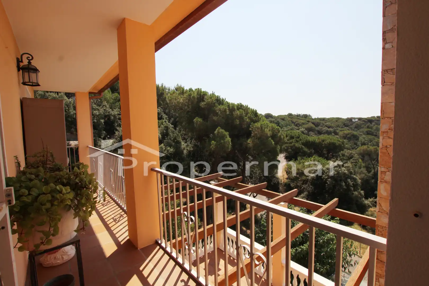Terraza de Casa o chalet en venta en Sant Pere de Vilamajor con Calefacción, Jardín privado y Piscina