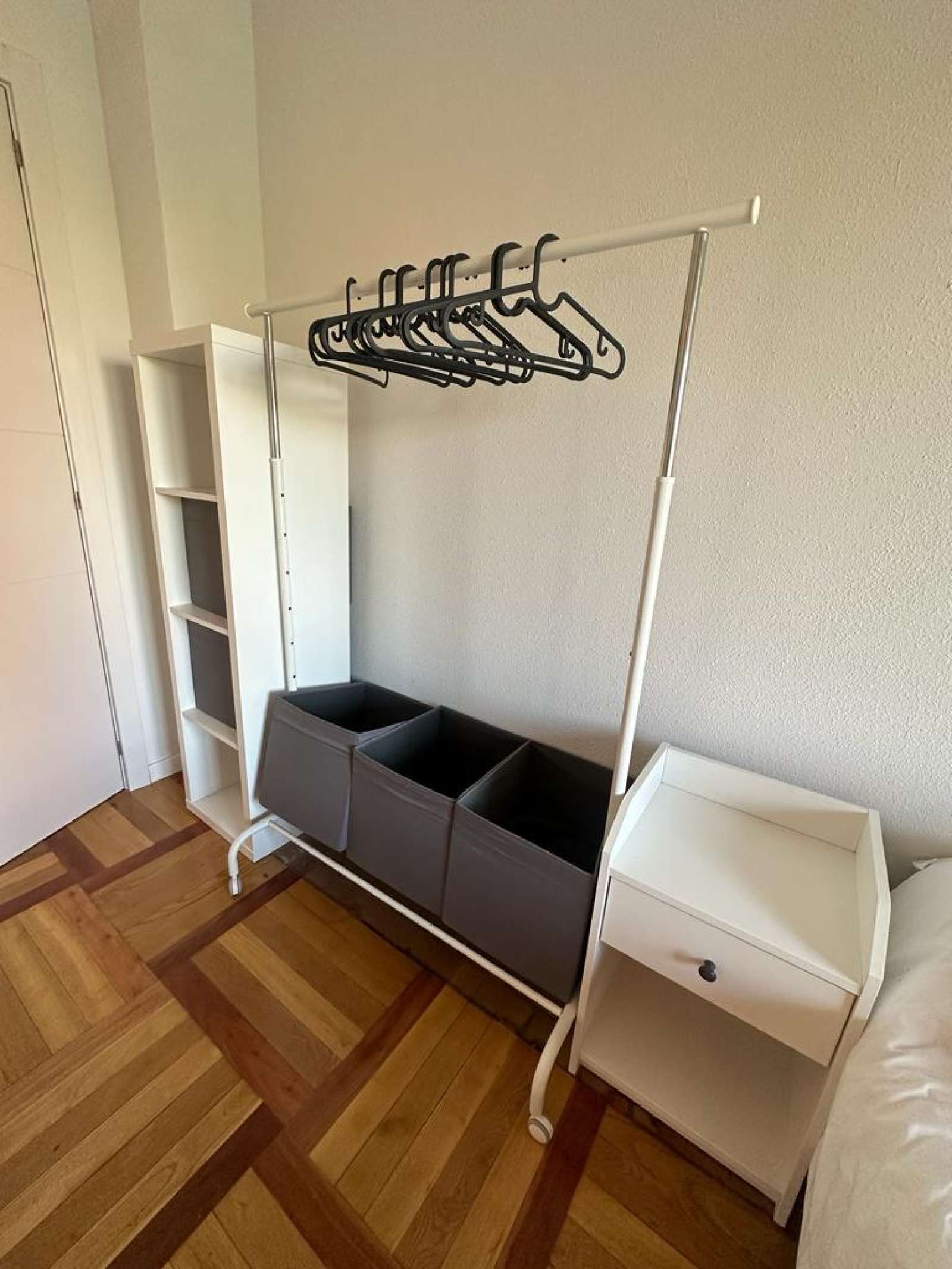 Bedroom of Flat to share in  Madrid Capital  with Air Conditioner, Heating and Terrace