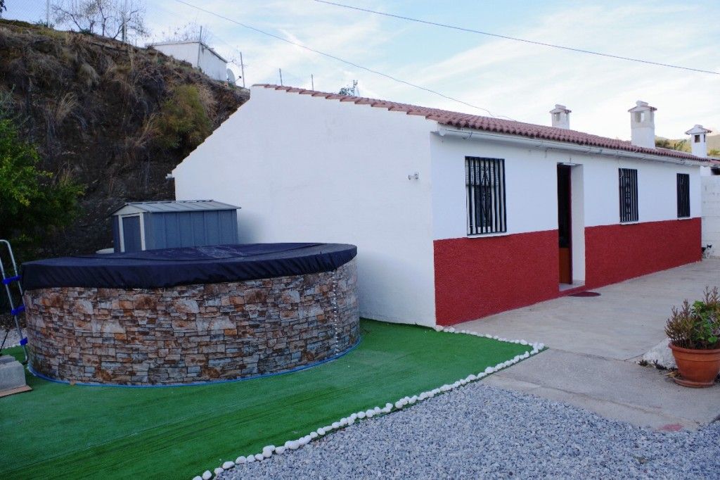 Exterior view of Country house for sale in Árchez  with Terrace and Swimming Pool