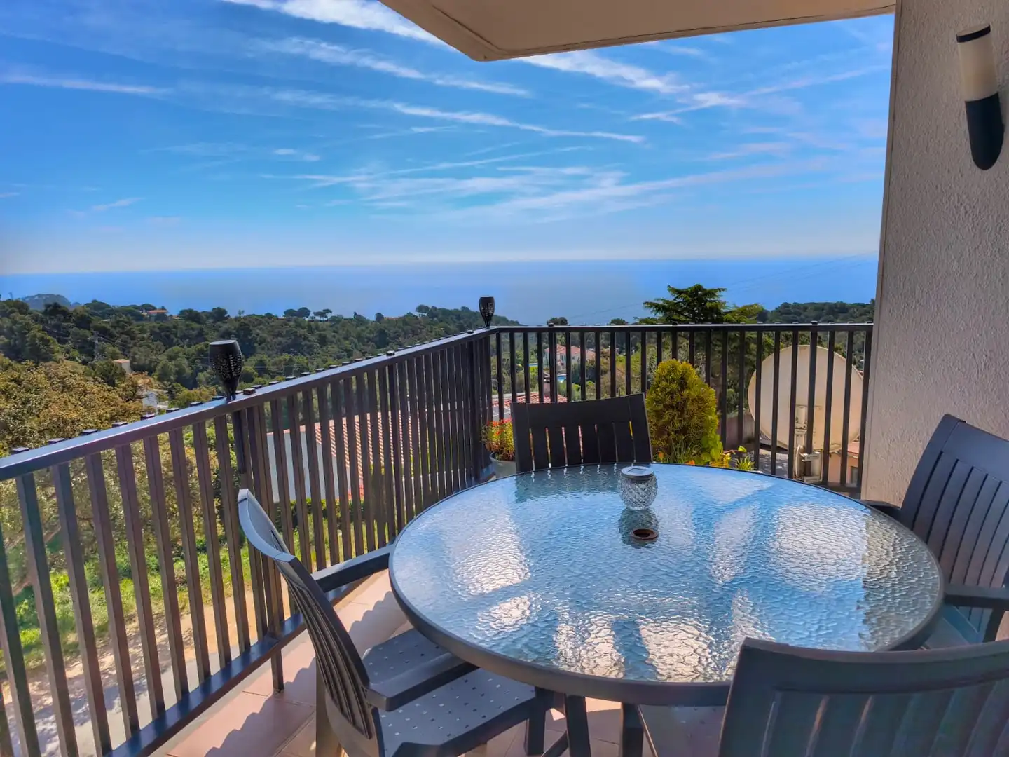 Terrasse von Wohnung zum Verkauf in Lloret de Mar mit Heizung, Privatgarten und Terrasse