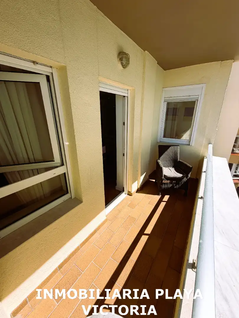 Balcony of Flat for sale in Cádiz  with Air Conditioner, Heating and Parquet flooring