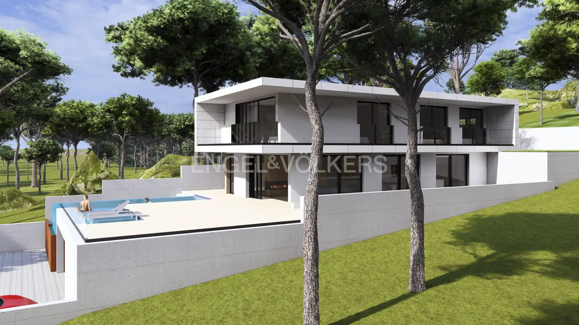 Außenansicht von Haus oder Chalet zum Verkauf in Sant Vicenç de Montalt mit Heizung und Privatgarten