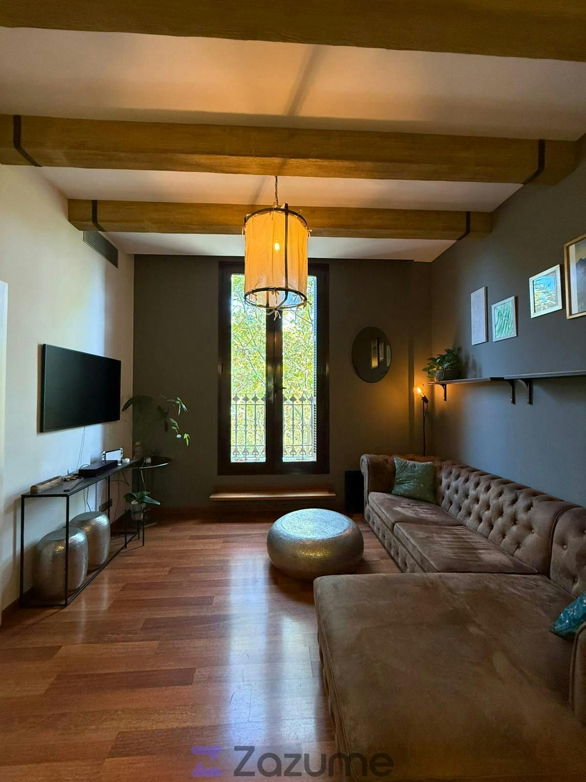 Living room of Duplex to rent in  Barcelona Capital  with Air Conditioner, Furnished and Oven