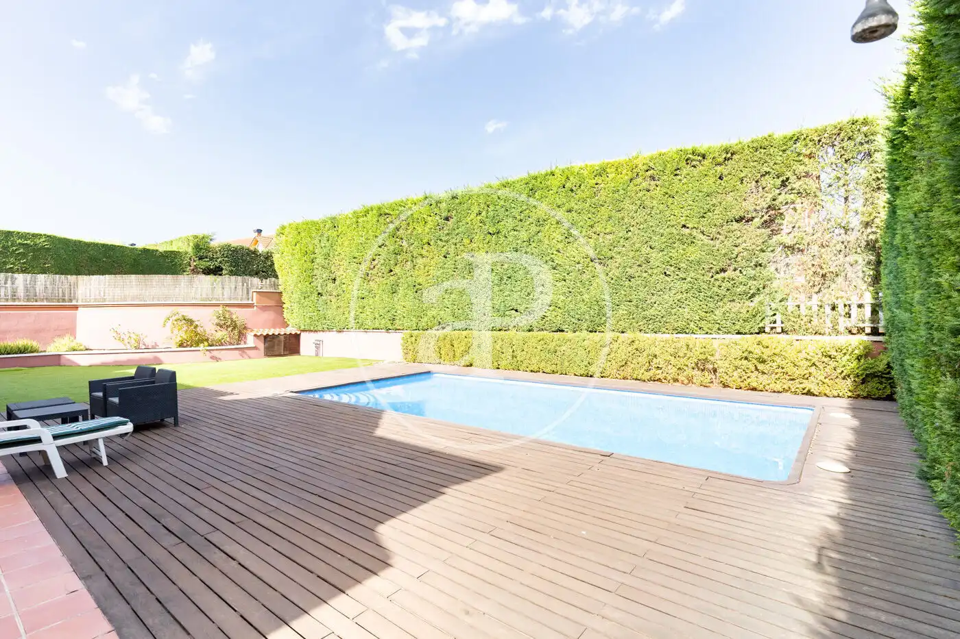 Swimming pool of Houses for sale in Sant Cugat del Vallès  with Air Conditioner, Heating and Private garden