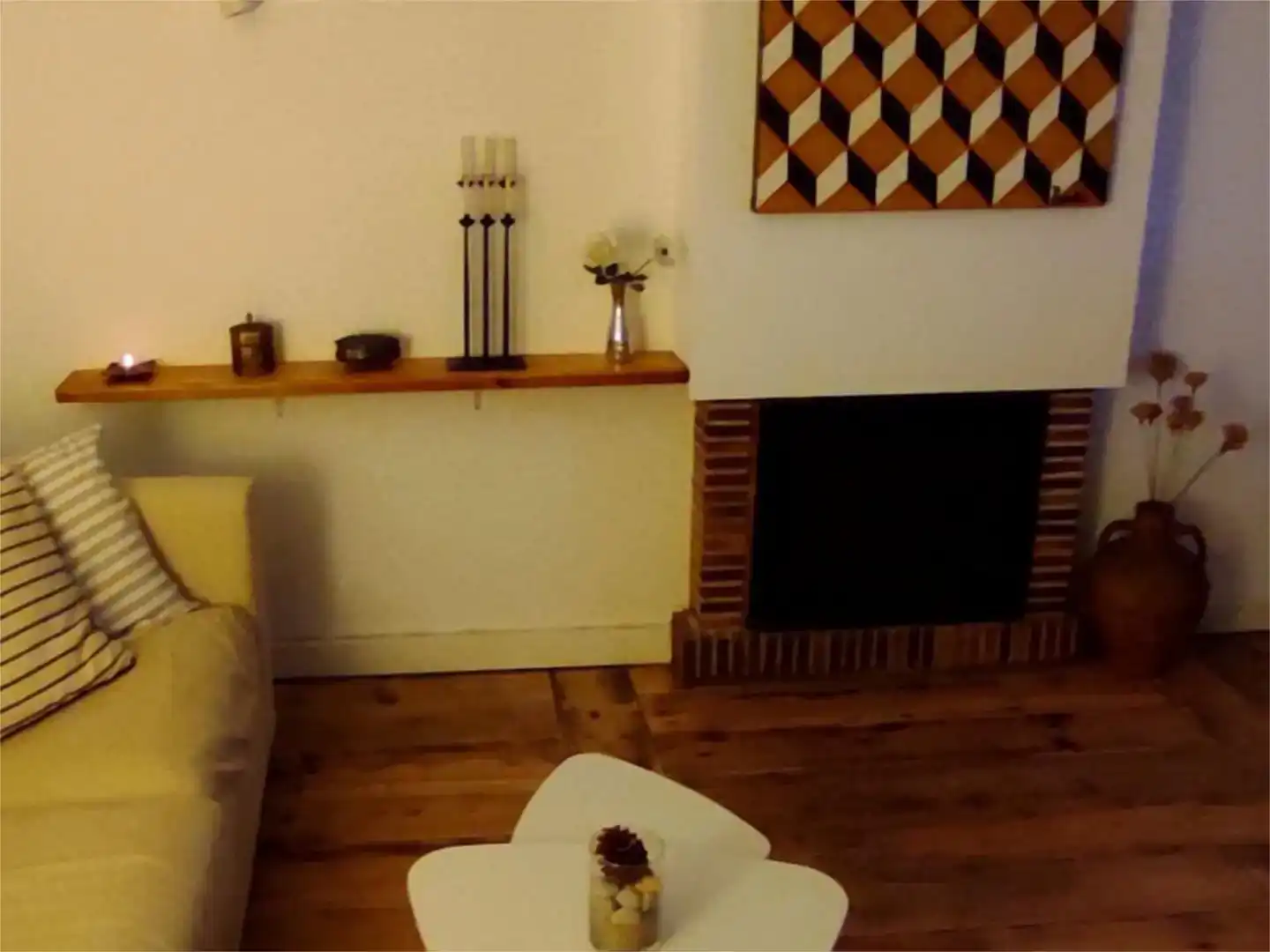 Sala de estar de Casa adosada en venta en L'Escala con Aire acondicionado y Balcón