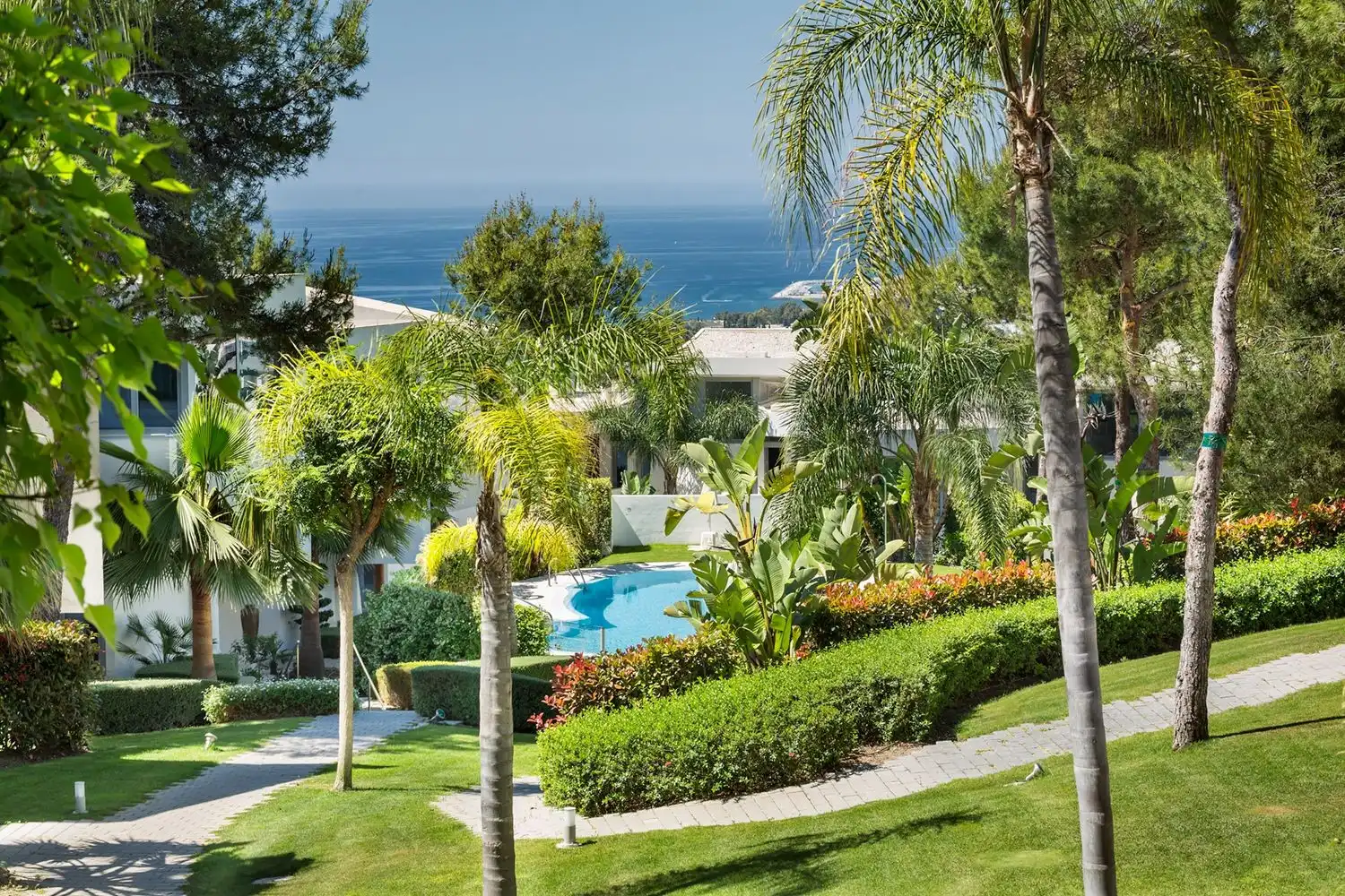 Jardín de Casa adosada en venta en Marbella con Aire acondicionado, Jardín privado y Terraza