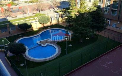 Swimming pool of Flat for sale in  Albacete Capital  with Heating, Storage room and Balcony