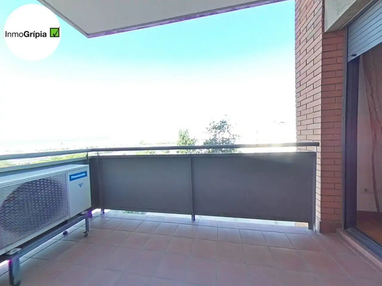 Terrasse von Wohnung zum Verkauf in Terrassa mit Klimaanlage, Heizung und Parkett