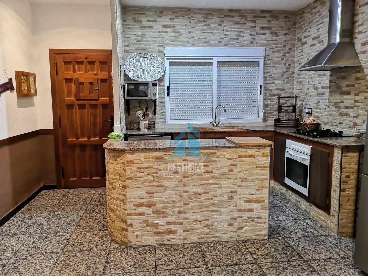Cuina de Casa o xalet en venda en Cullera amb Aire condicionat, Jardí privat i Terrassa