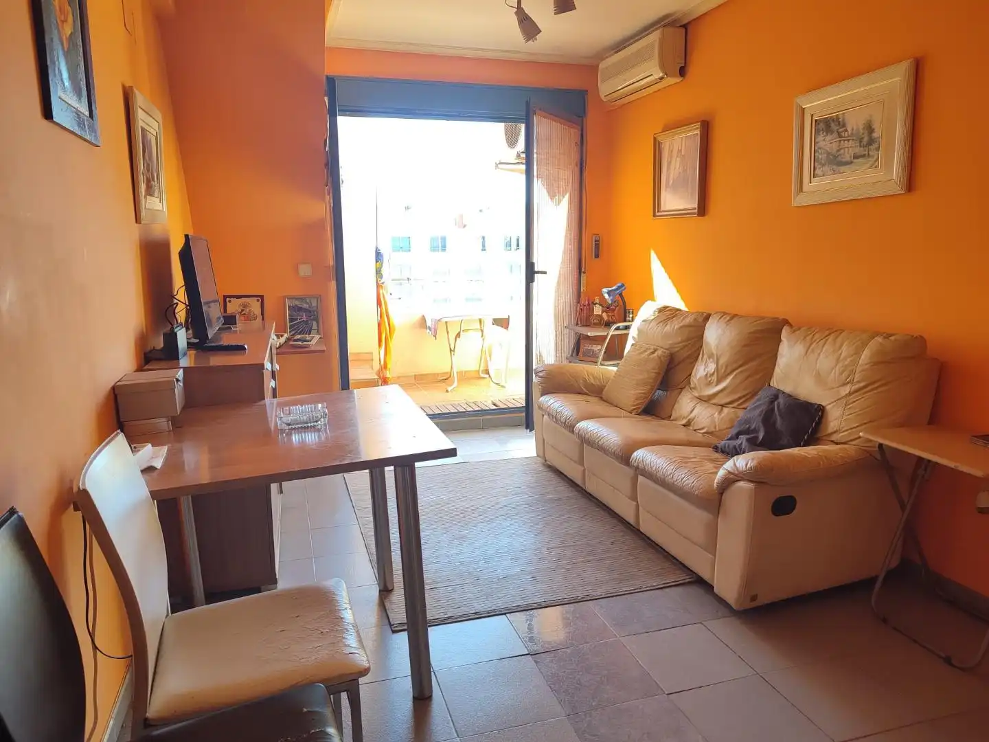 Sala de estar de Ático en venta en Canet d'En Berenguer con Terraza y Trastero