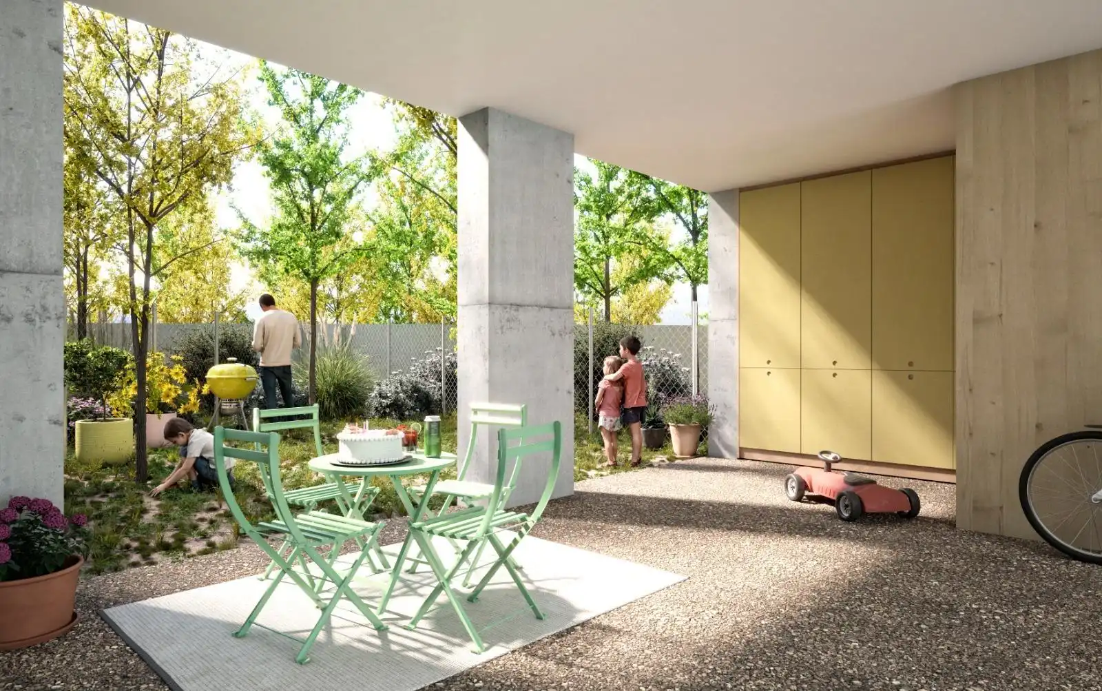 Terrasse von Einfamilien-Reihenhaus zum Verkauf in Vegas del Genil mit Heizung, Terrasse und Balkon