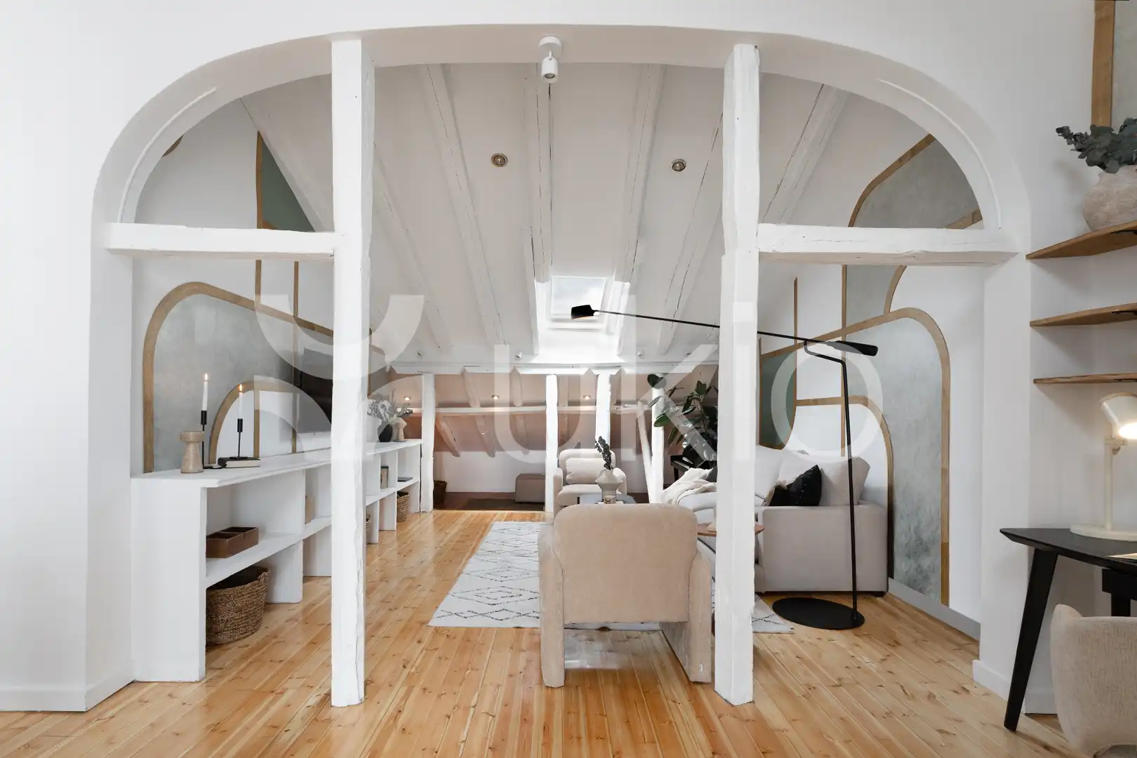 Living room of Apartments for rent in Madrid  with Air Conditioner, Heating and Terrace