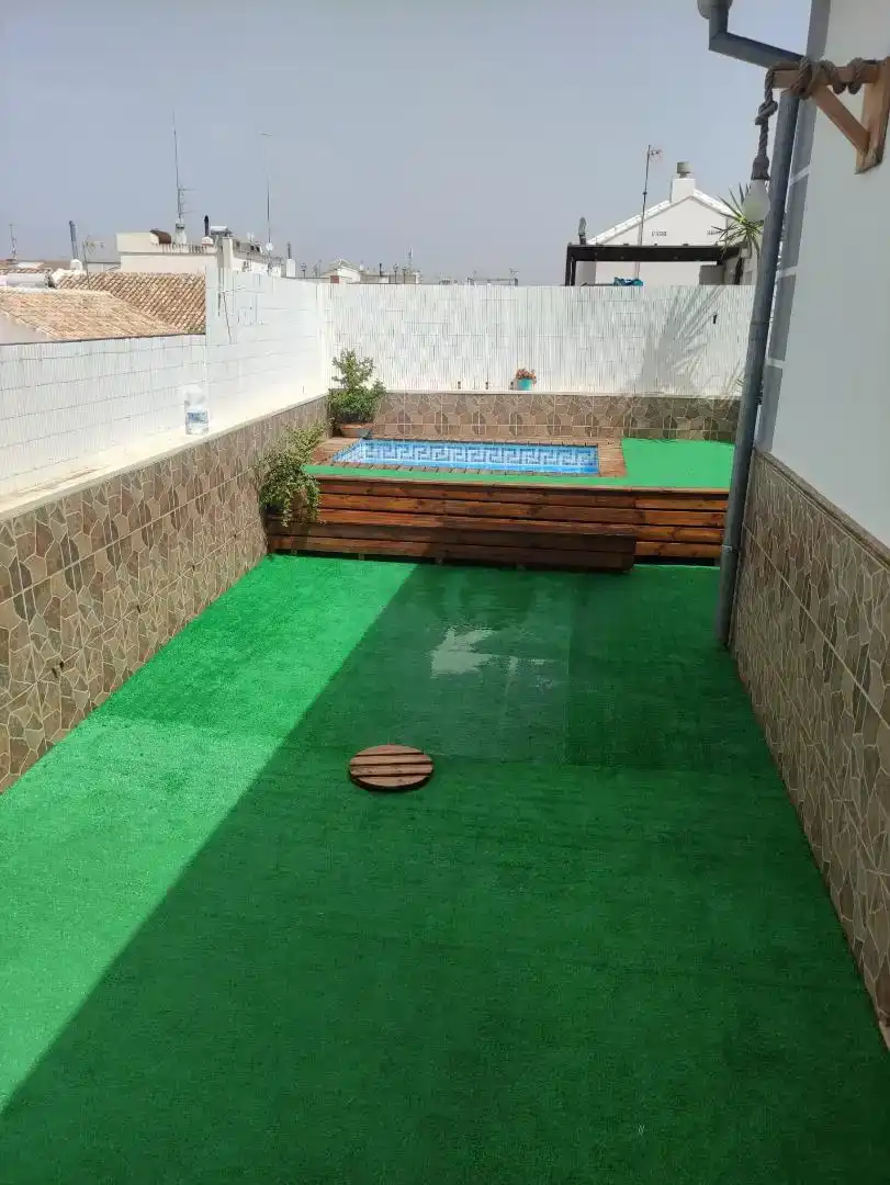 Swimming pool of Attic for rent in Benamejí  with Air Conditioner, Parquet flooring and Storage room